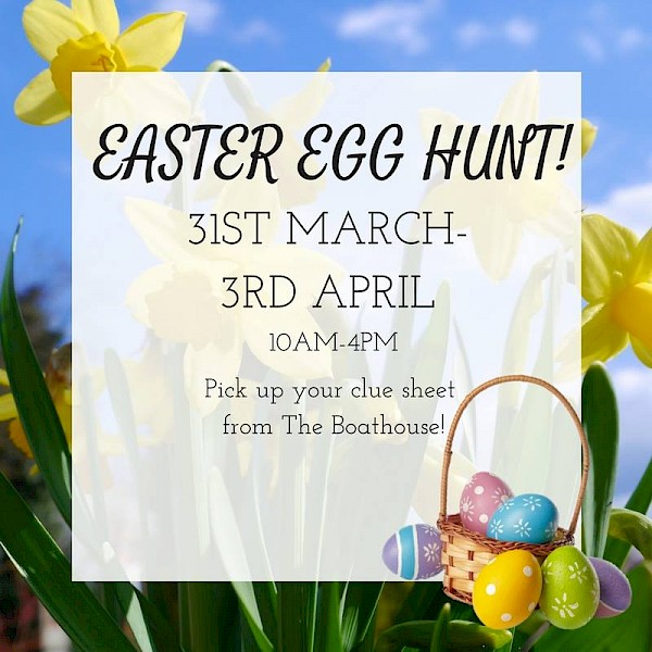 Easter egg hunt at The Boathouse