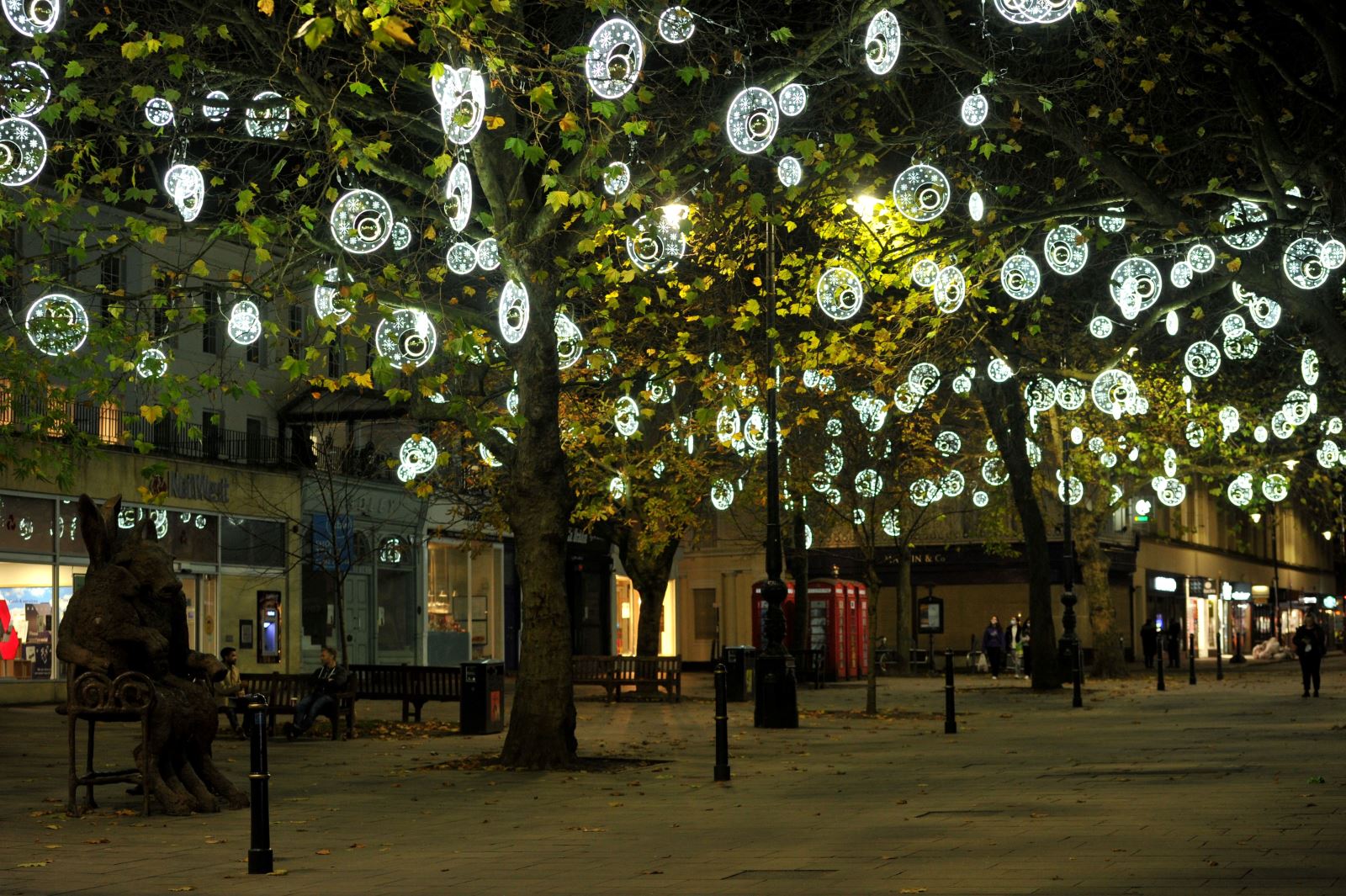 Cheltenham Christmas lights 2020