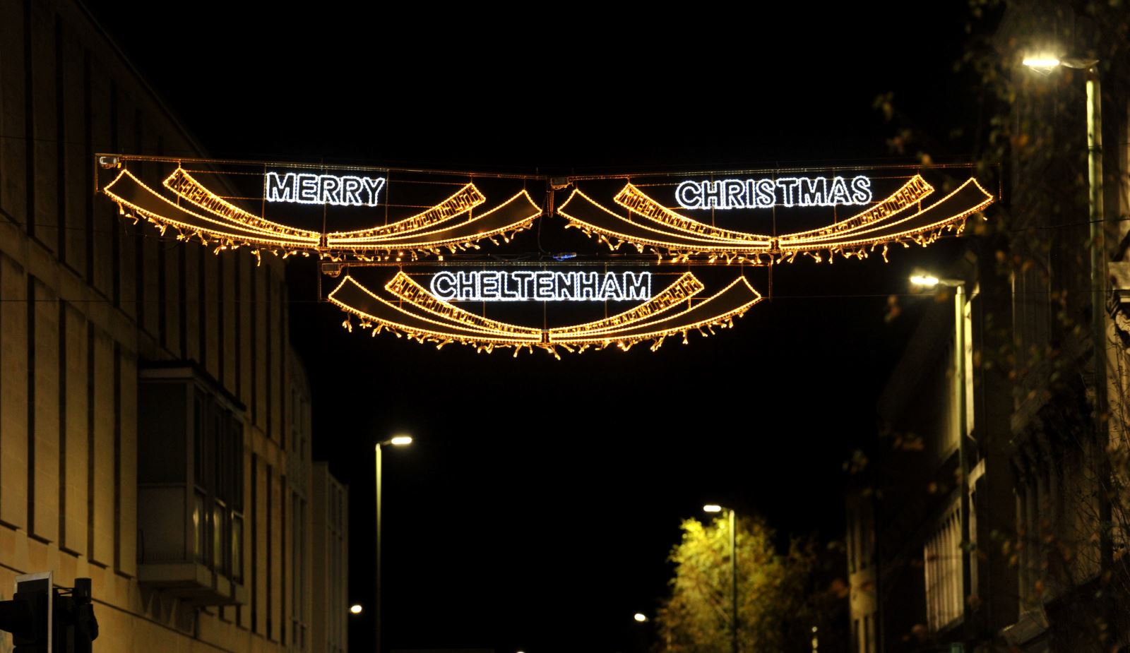 Cheltenham Christmas lights 2020