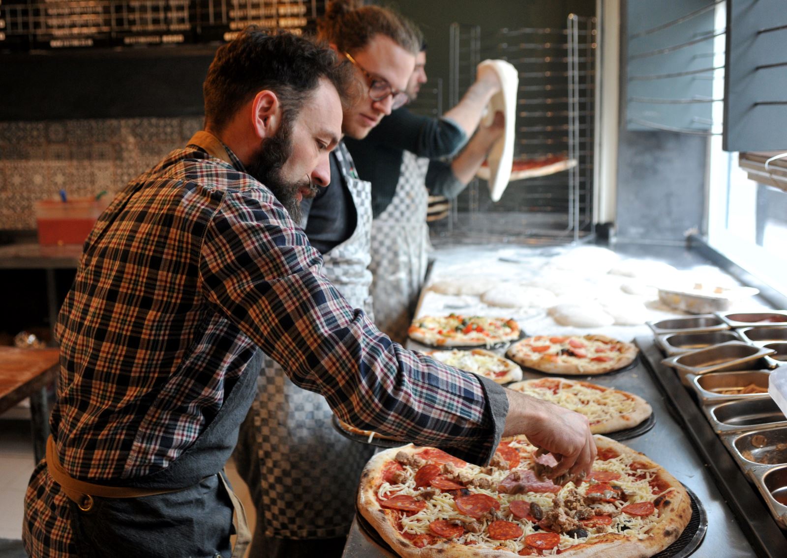 Pizza at Fat Toni's Cheltenham