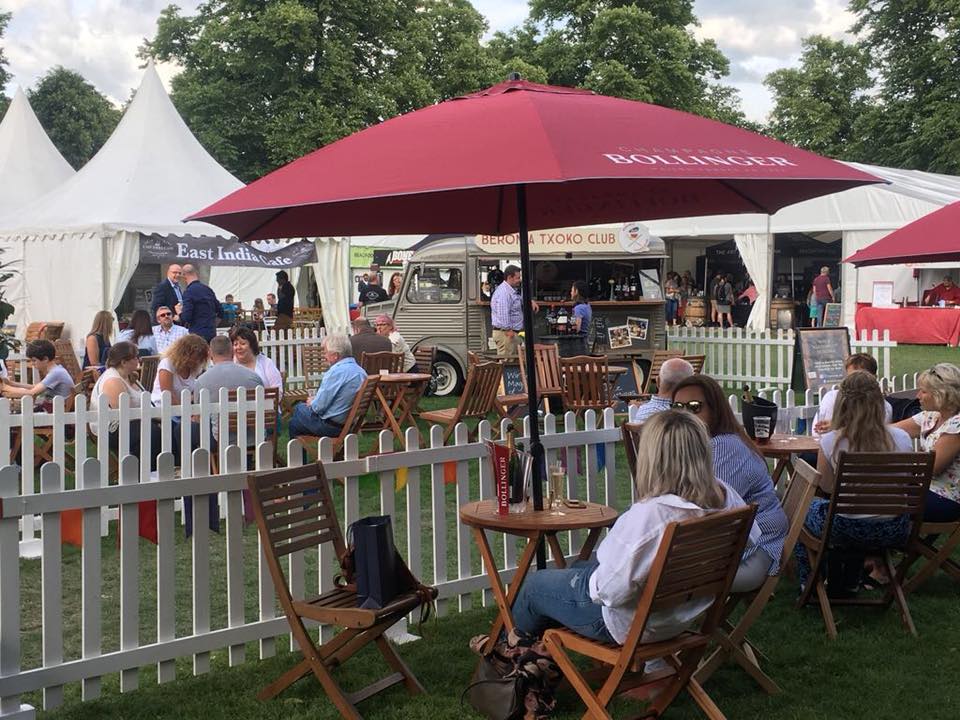 Guests enjoying Cheltenham Food & Drink festival