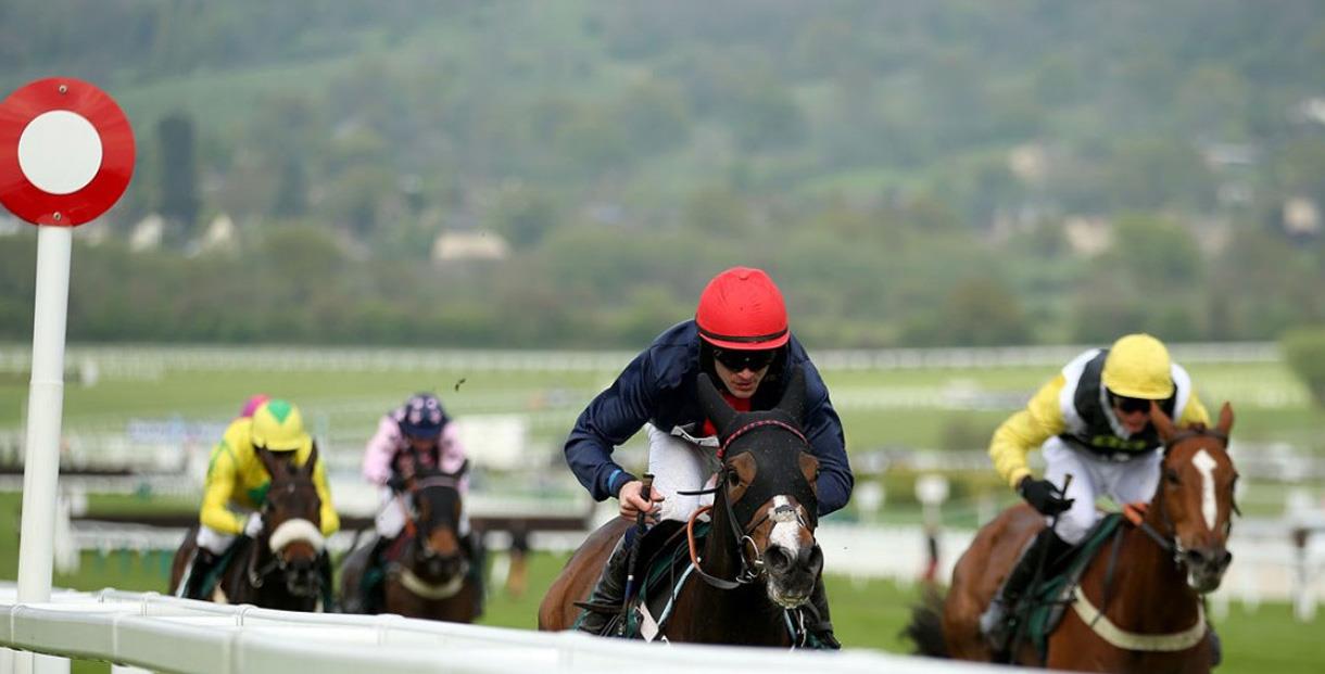 Racing at Cheltenham Racecourse