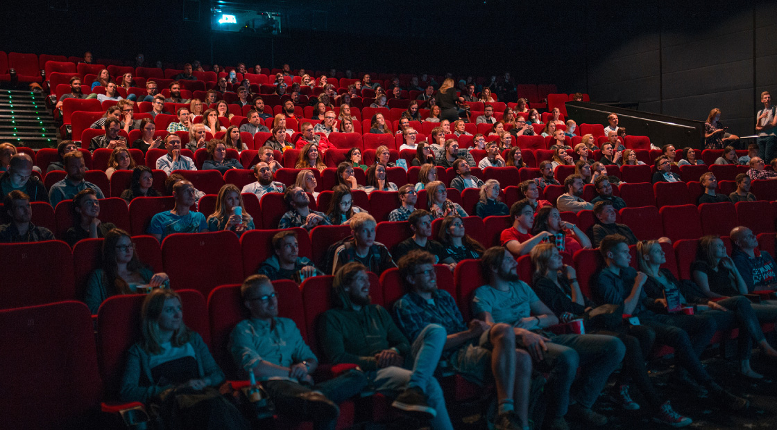 Audience in a cinema