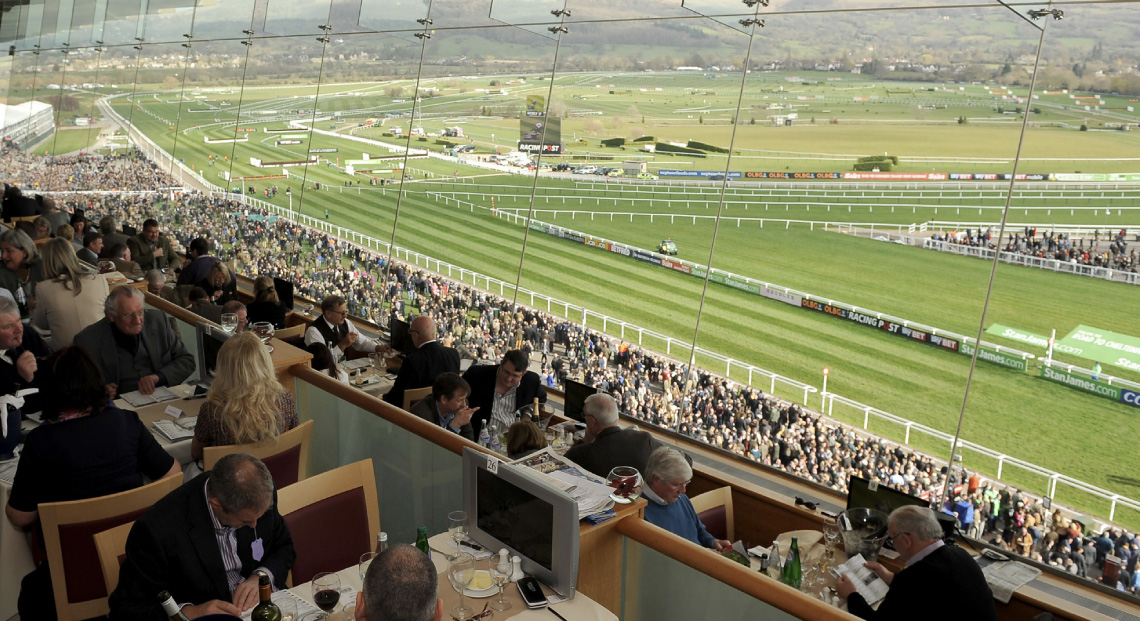 Race day at Cheltenham Racecourse