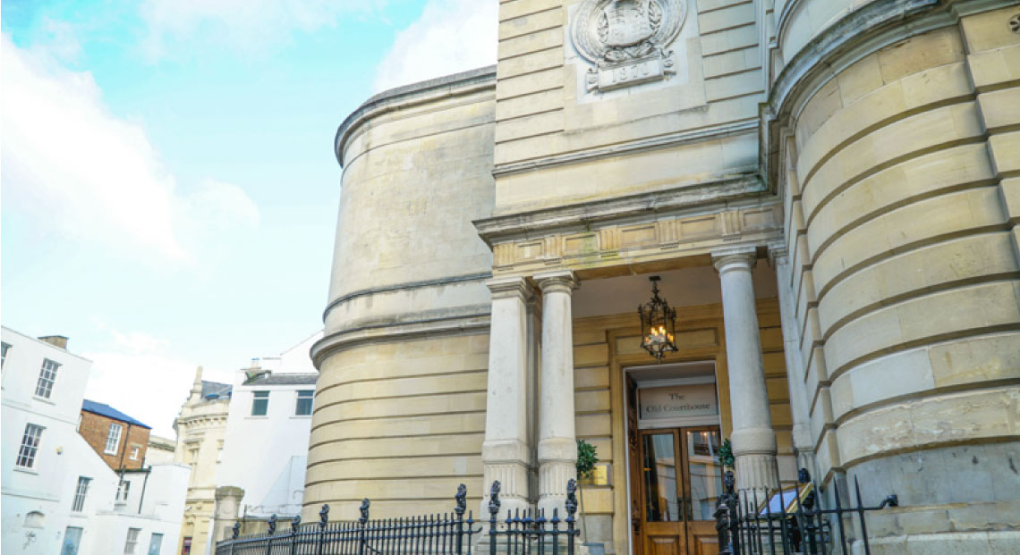 Exterior of The Old Courthouse, Cheltenham