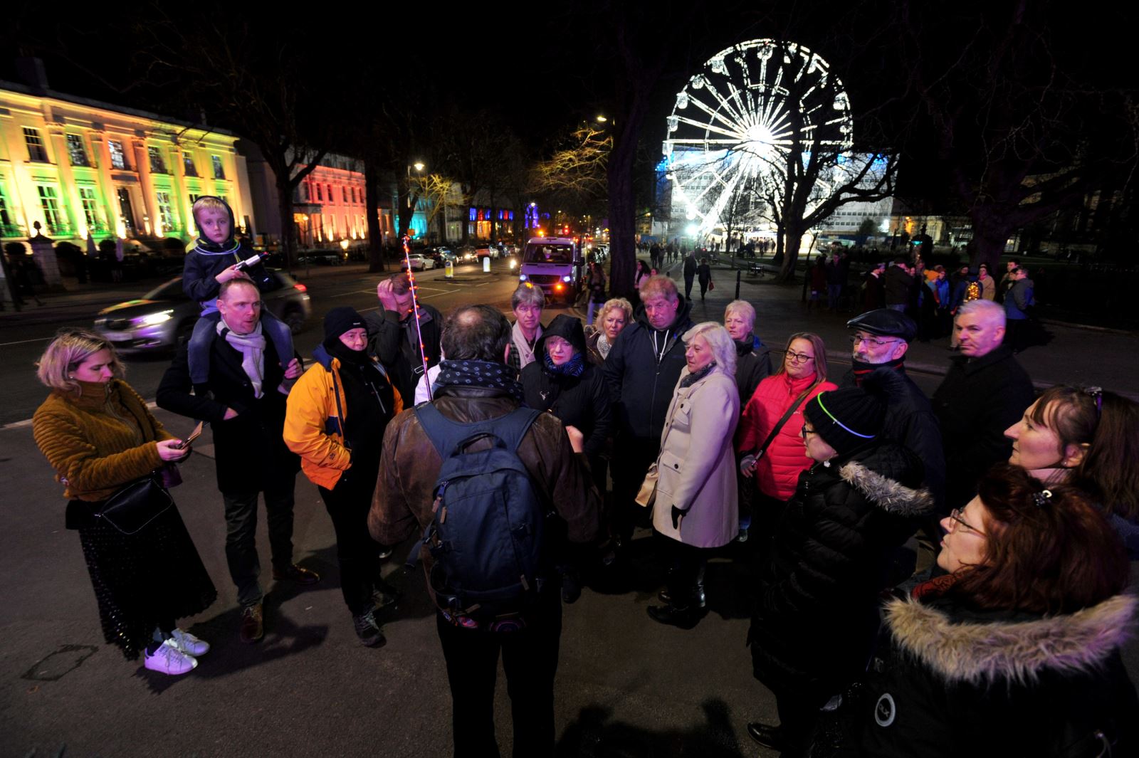 Light Up Cheltenham tour group