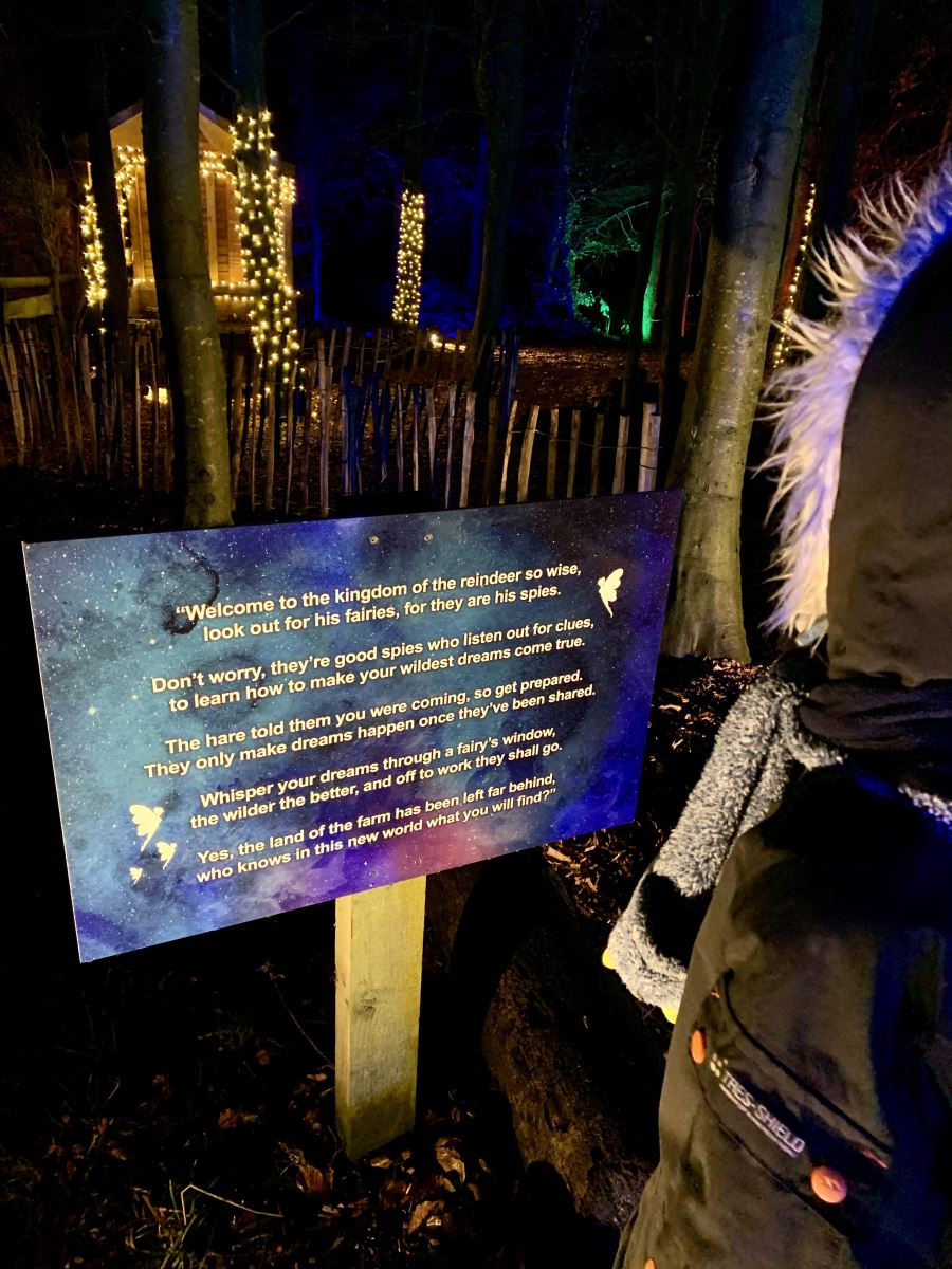 Enchanted light trail Cotswold Farm Park review 2020