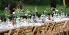 Dining in the Gardens at Cowley Manor