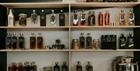 Bottles of gin