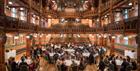 Sit down dinner in the Princess Hall at Cheltenham Ladies College