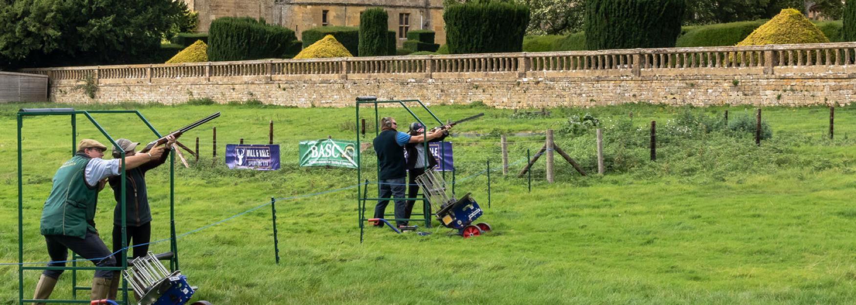 Clay Pigeon Shooting at Sudeley Castle